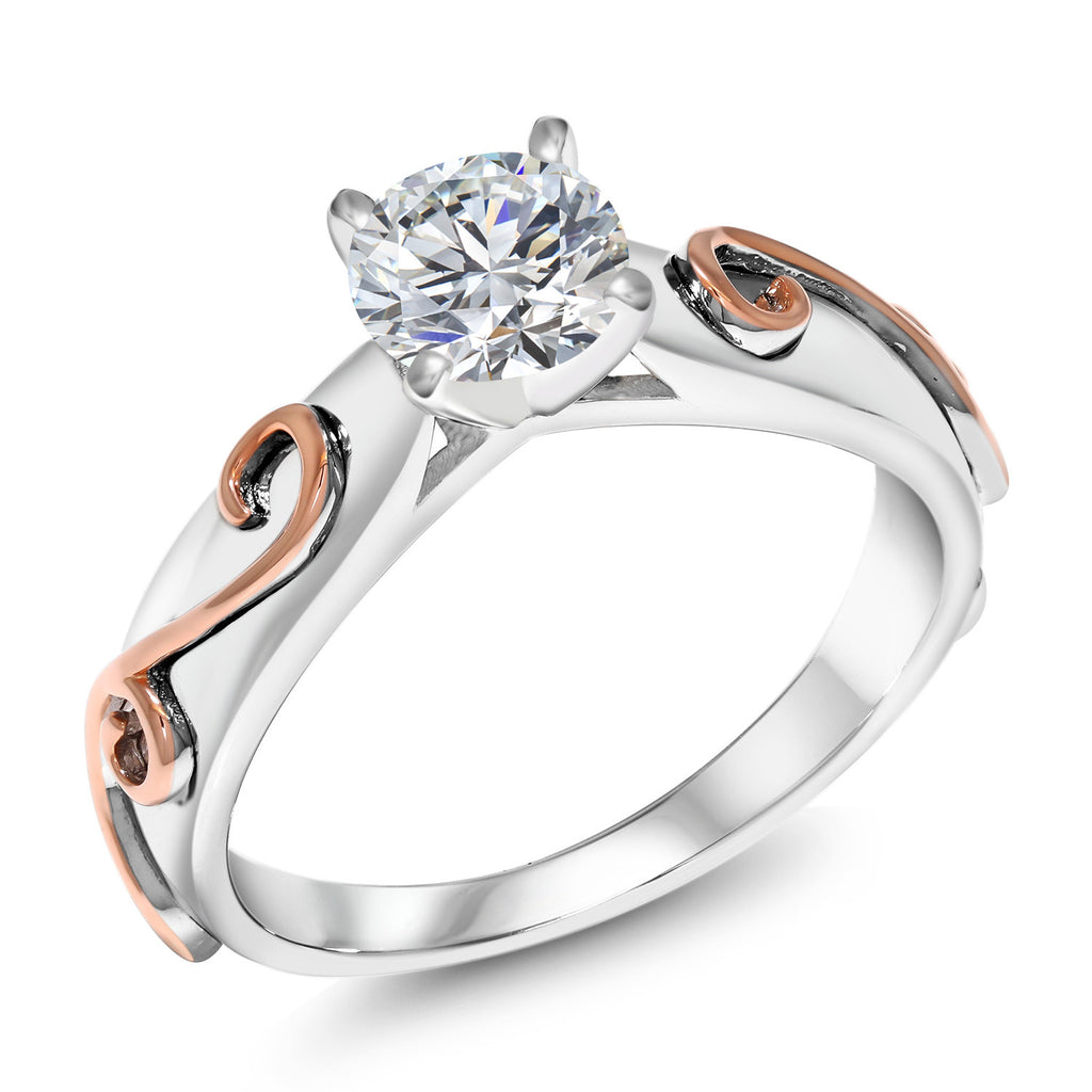 Ring in 925 Sterling Silver and White Gold