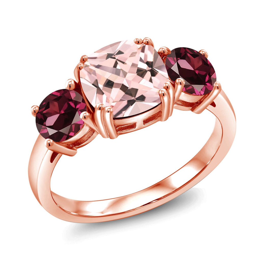 6_Ring in 925 Rose Gold Plated Silver