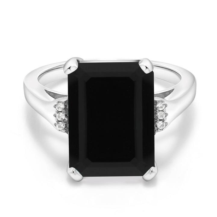 Onyx - December_8_Ring in 925 Sterling Silver