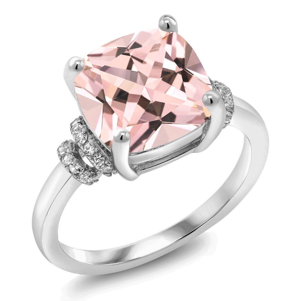 Nano Morganite_8_Ring in 925 Sterling Silver