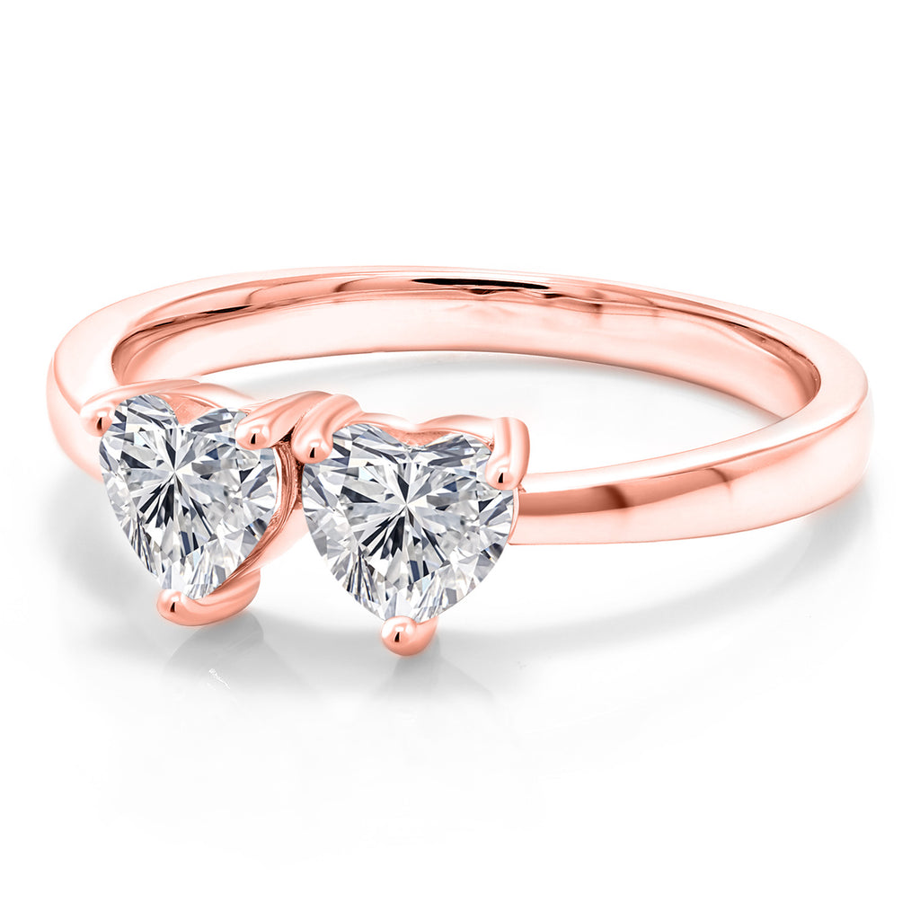 Ring in 925 Rose Gold Plated Silver