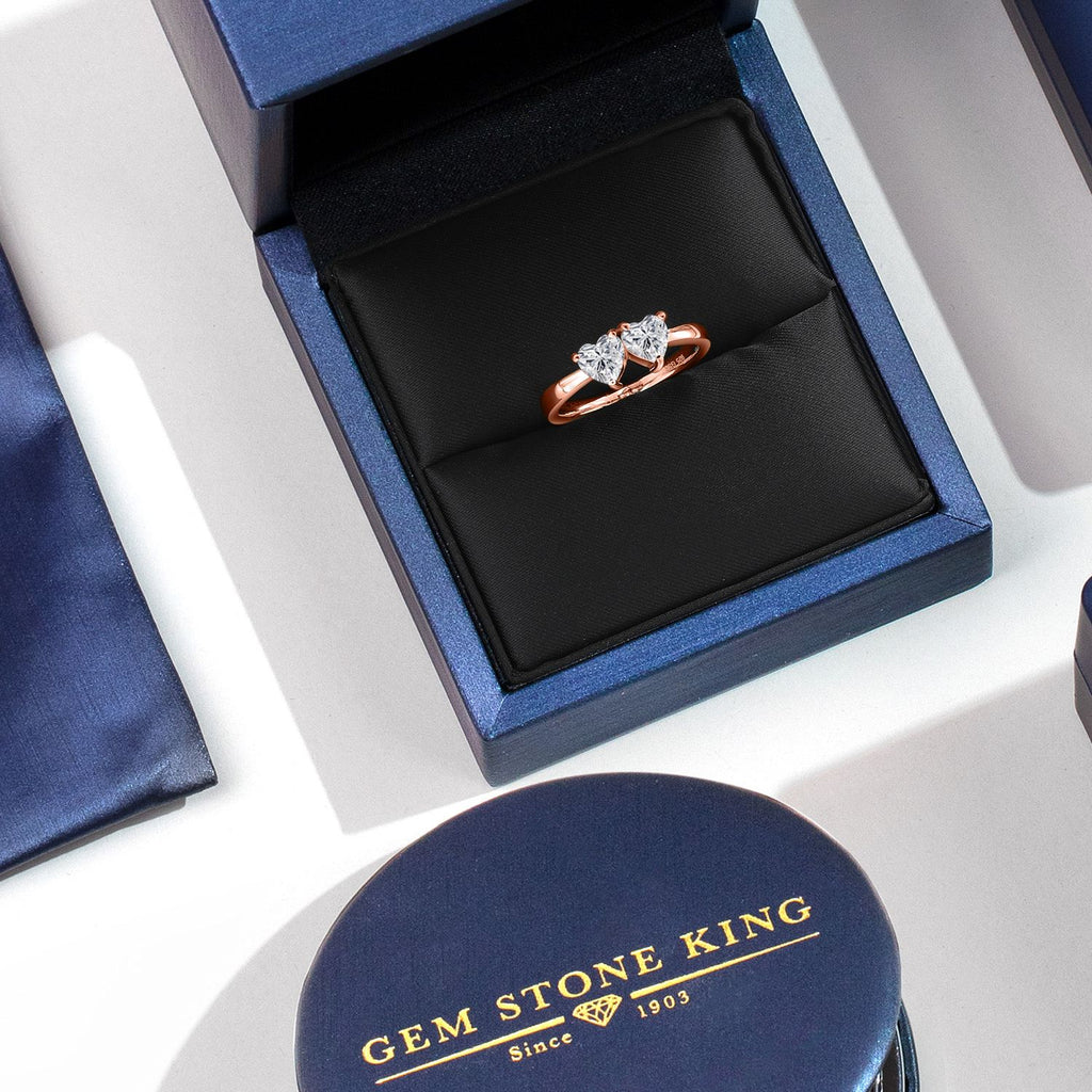 Ring in 925 Rose Gold Plated Silver