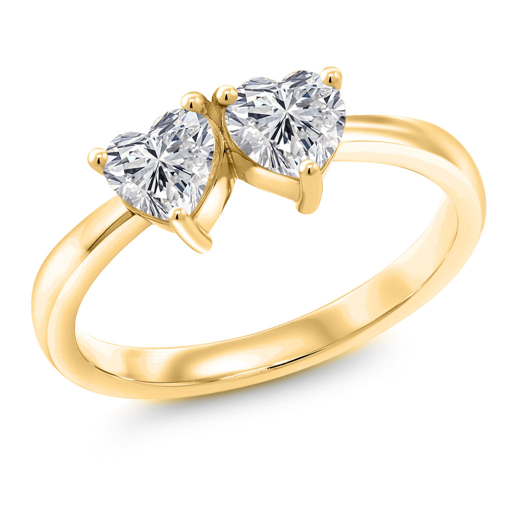 9_Ring in 925 Yellow Gold Plated Silver
