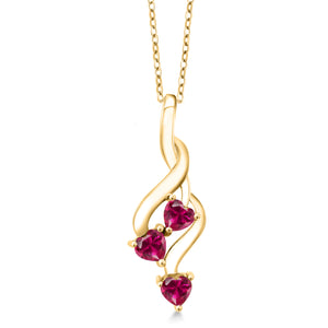 Pendant in 925 Yellow Gold Plated Silver