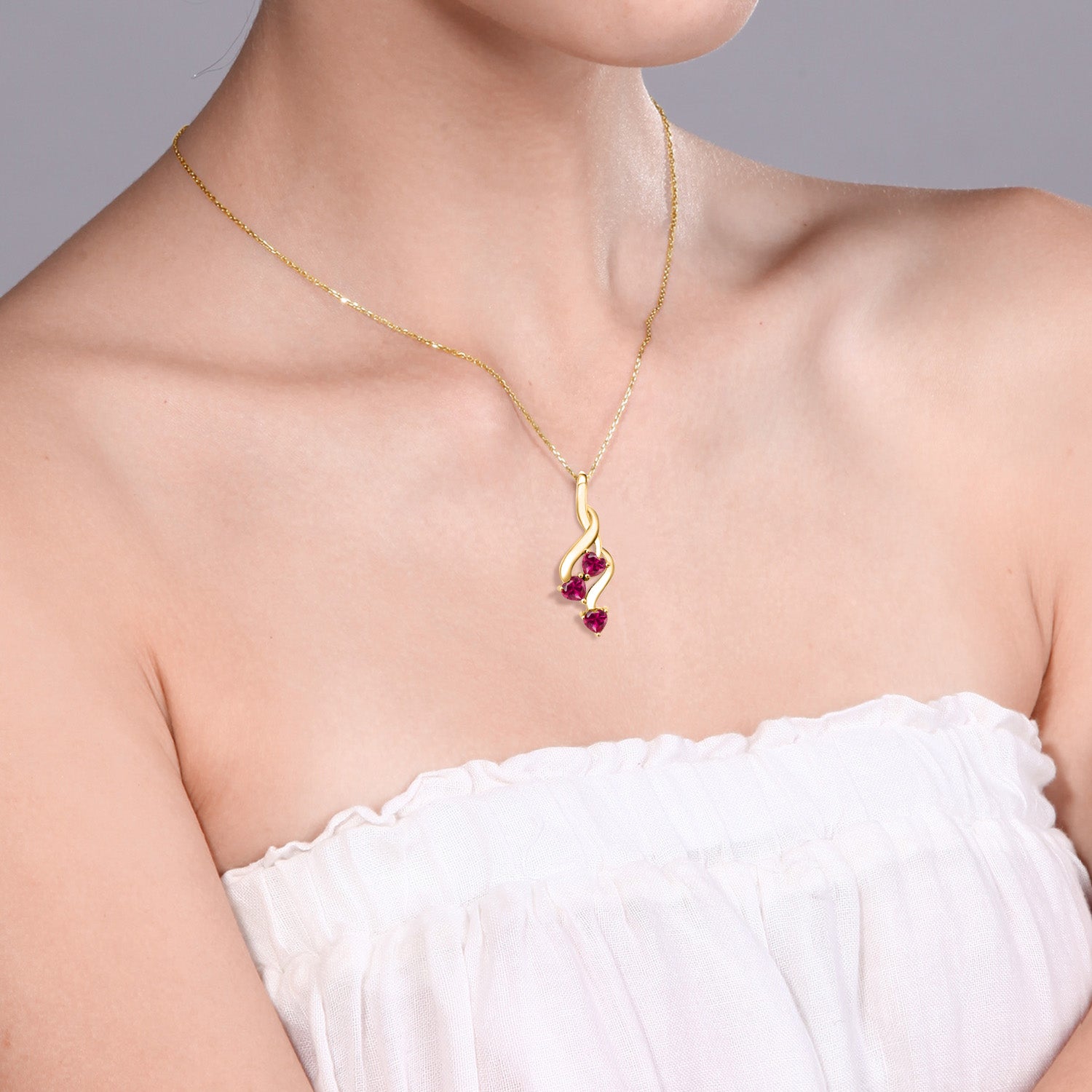 Pendant in 925 Yellow Gold Plated Silver