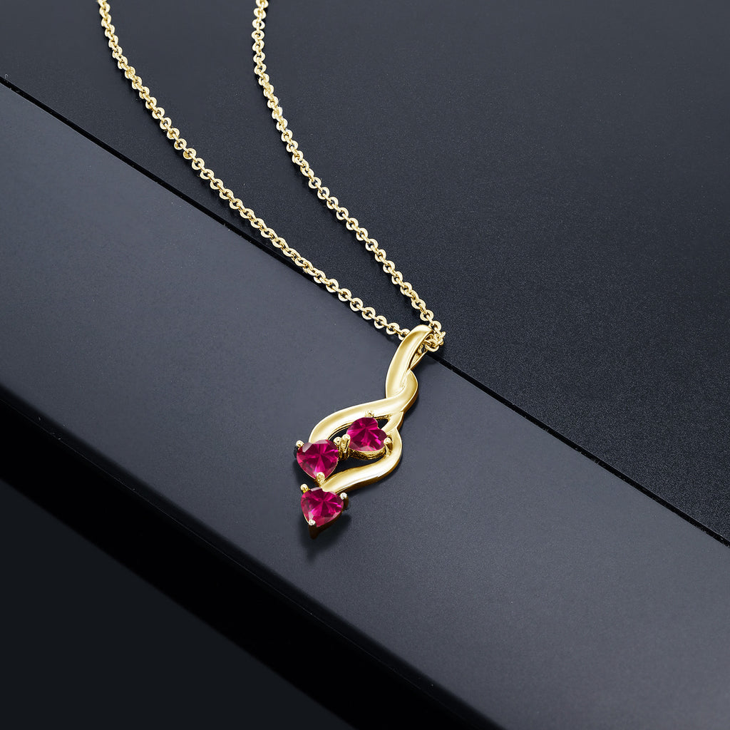 Pendant in 925 Yellow Gold Plated Silver