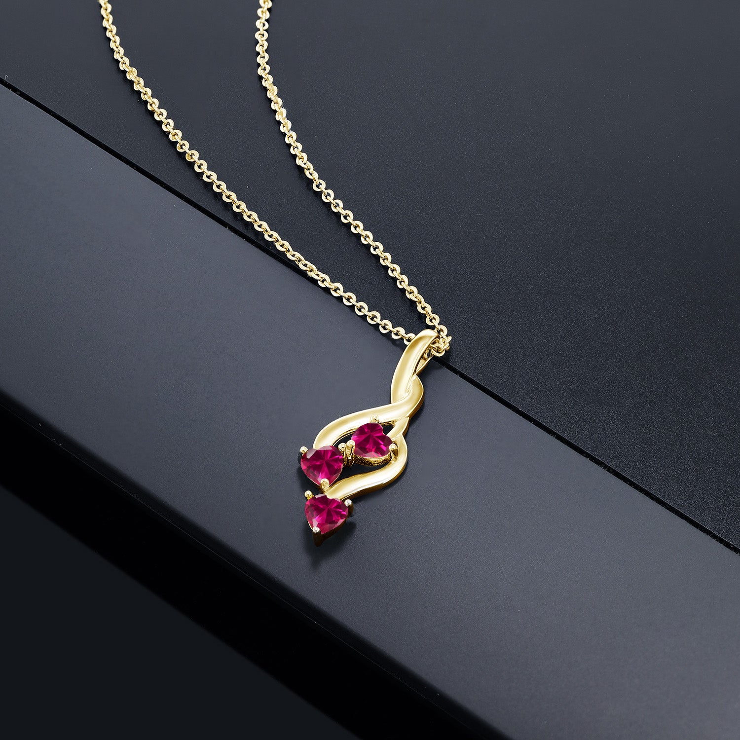Pendant in 925 Yellow Gold Plated Silver