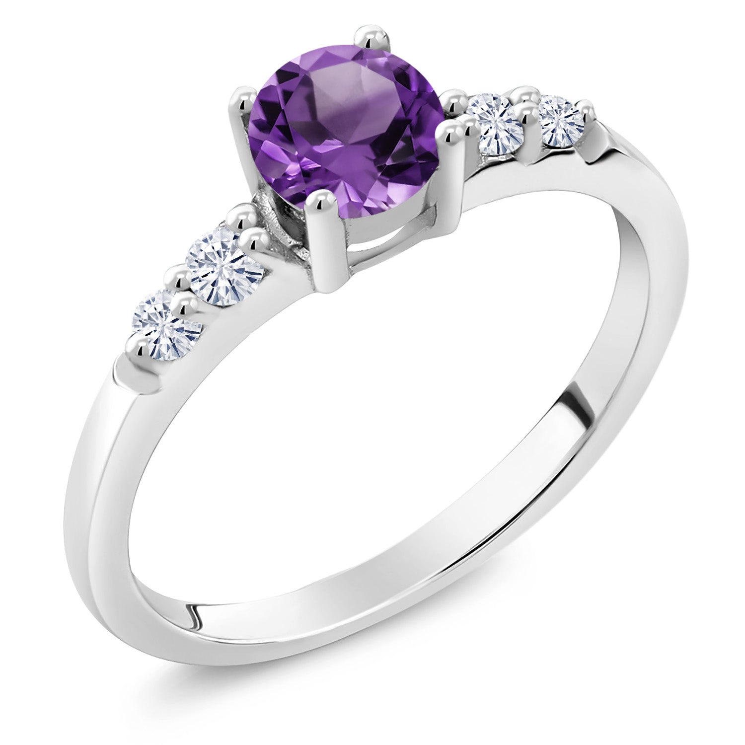 Amethyst - February_8_Ring in 925 Sterling Silver