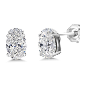 DEF and E - F_Earrings in 925 Sterling Silver