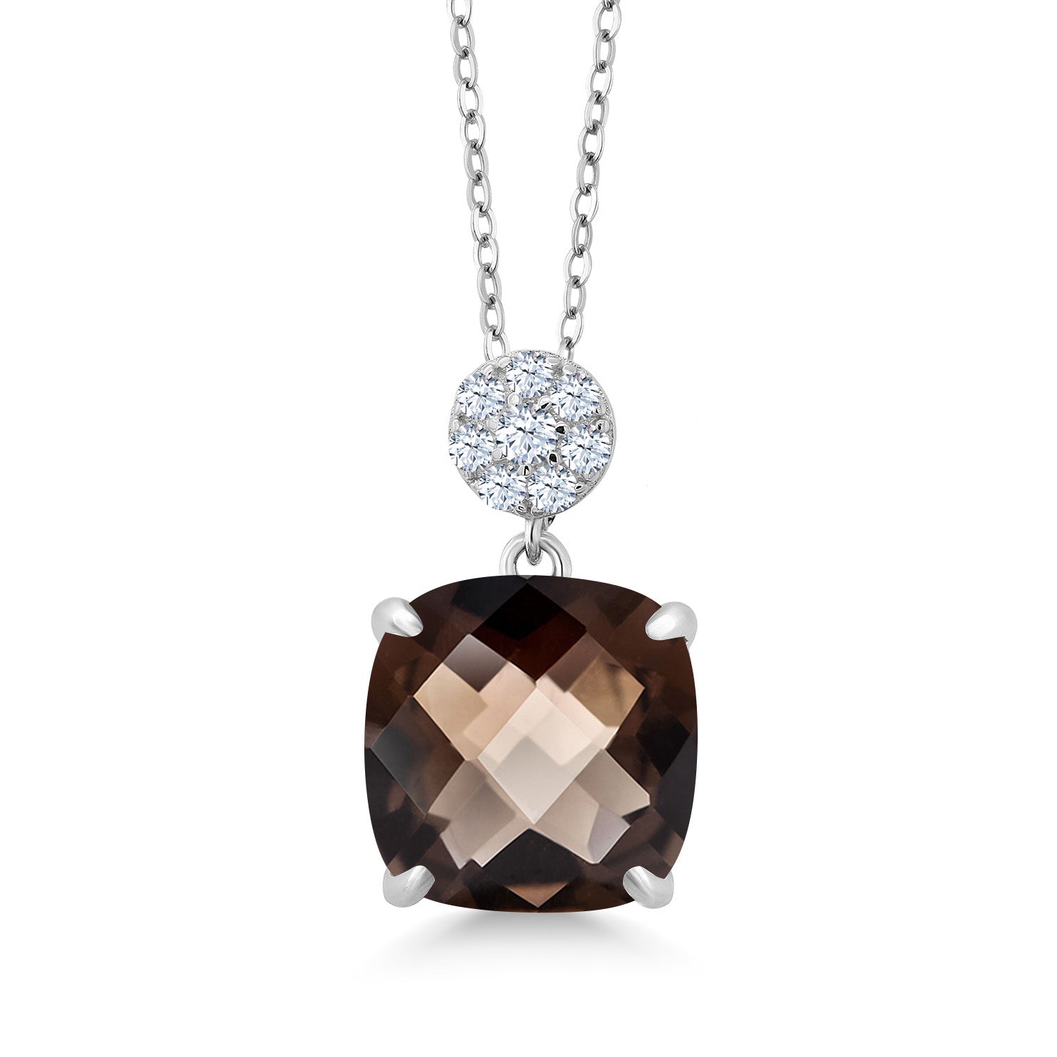 Smoky Quartz-Checkerboard