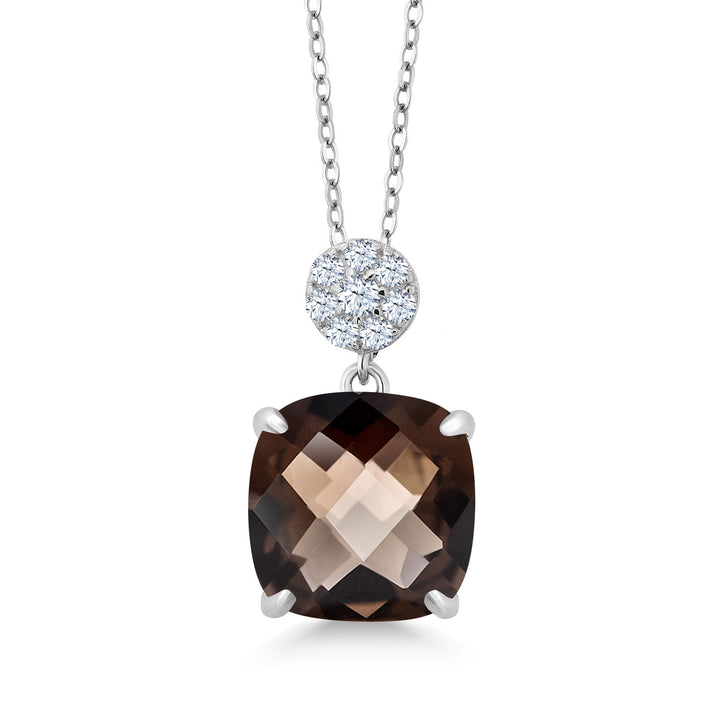 Smoky Quartz-Checkerboard