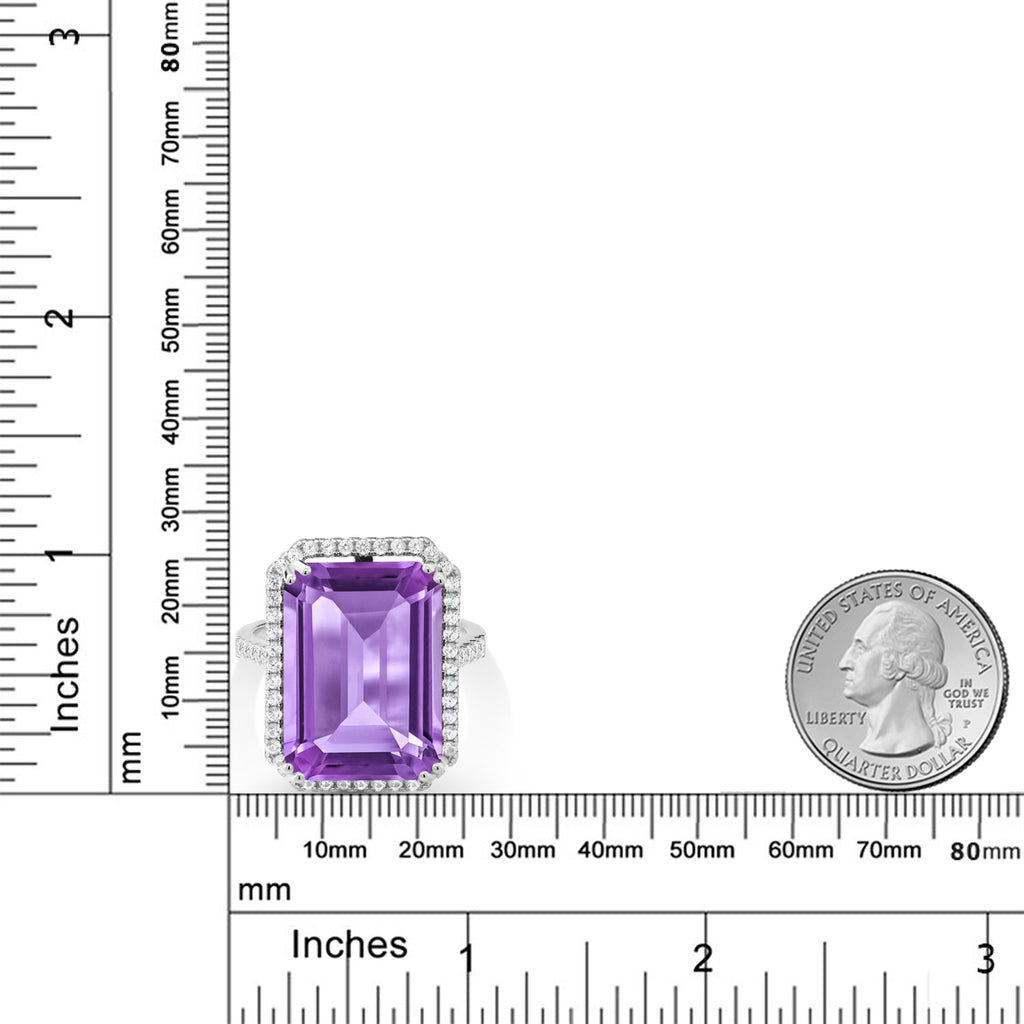 Amethyst - February_Ring in 925 Sterling Silver
