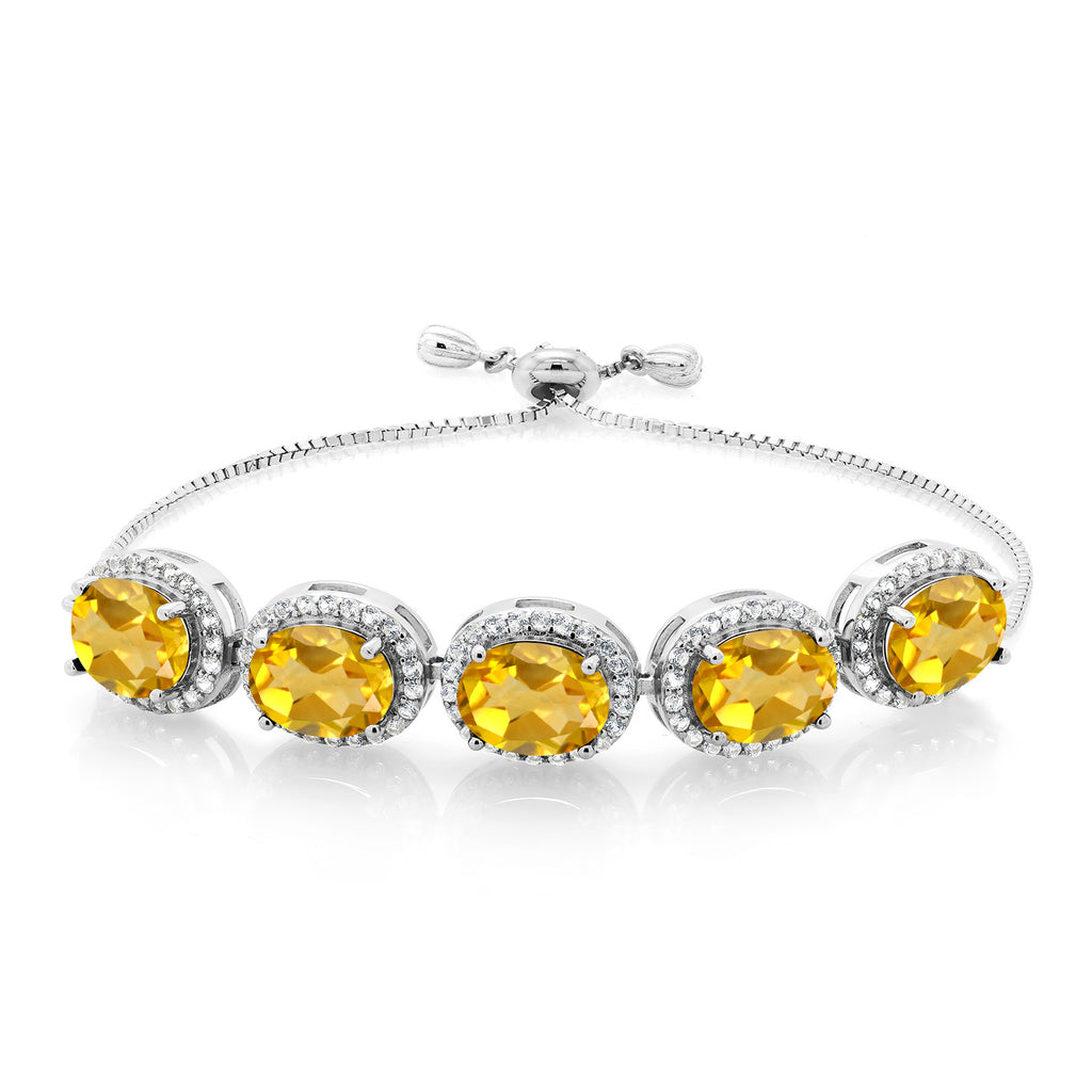 Citrine - November_Bracelet in 925 Sterling Silver