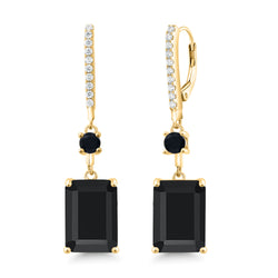 Earrings in 925 Yellow Gold Plated Silver