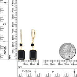 Earrings in 925 Yellow Gold Plated Silver