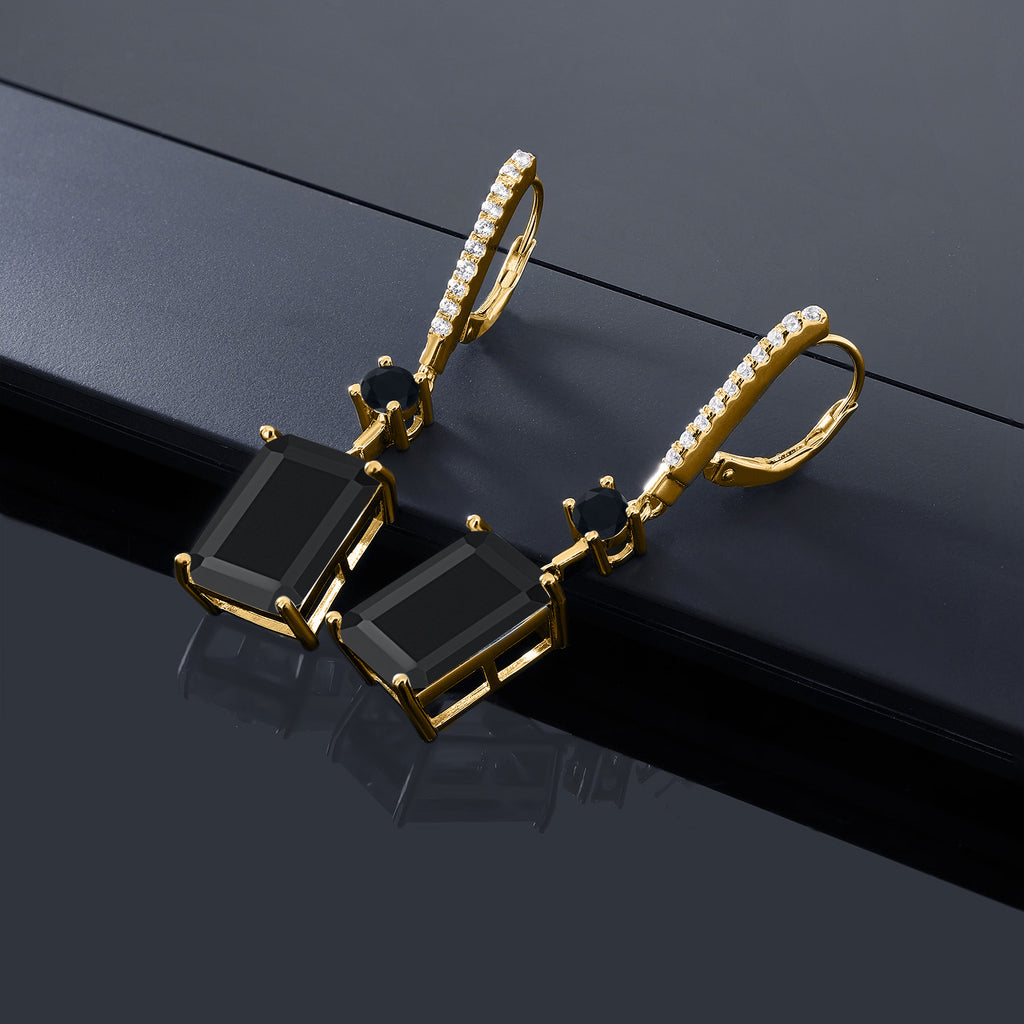 Earrings in 925 Yellow Gold Plated Silver