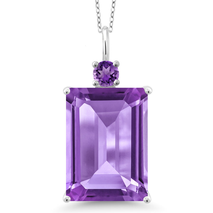 Amethyst - February_Pendant in 925 Sterling Silver