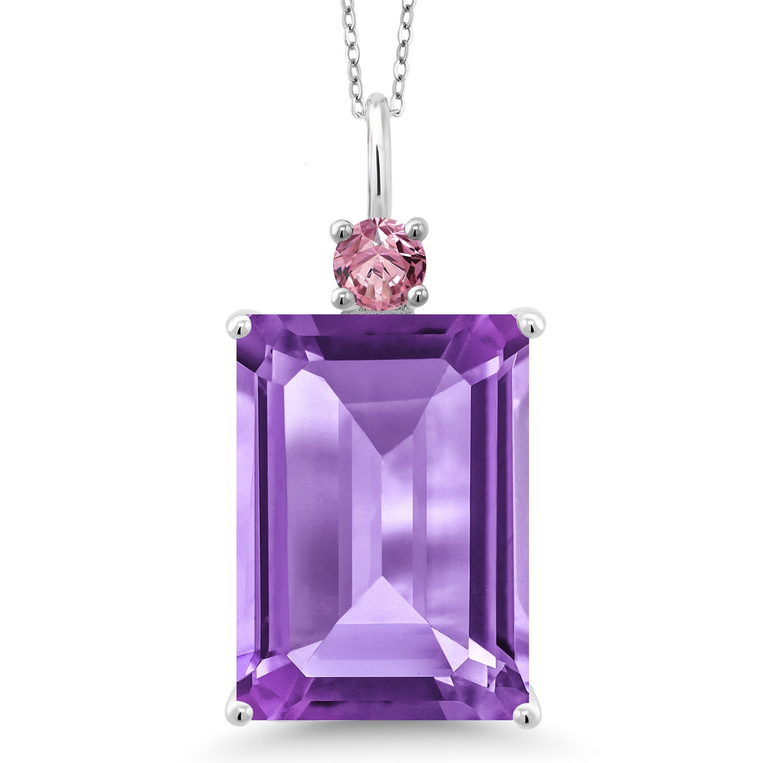 Amethyst - February_Pendant in 925 Sterling Silver