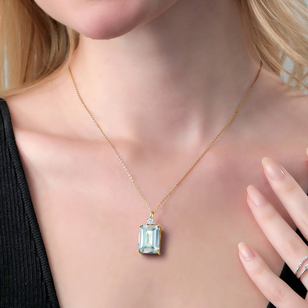 Pendant in 925 Yellow Gold Plated Silver