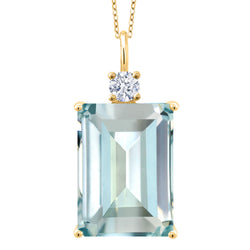 Pendant in 925 Yellow Gold Plated Silver