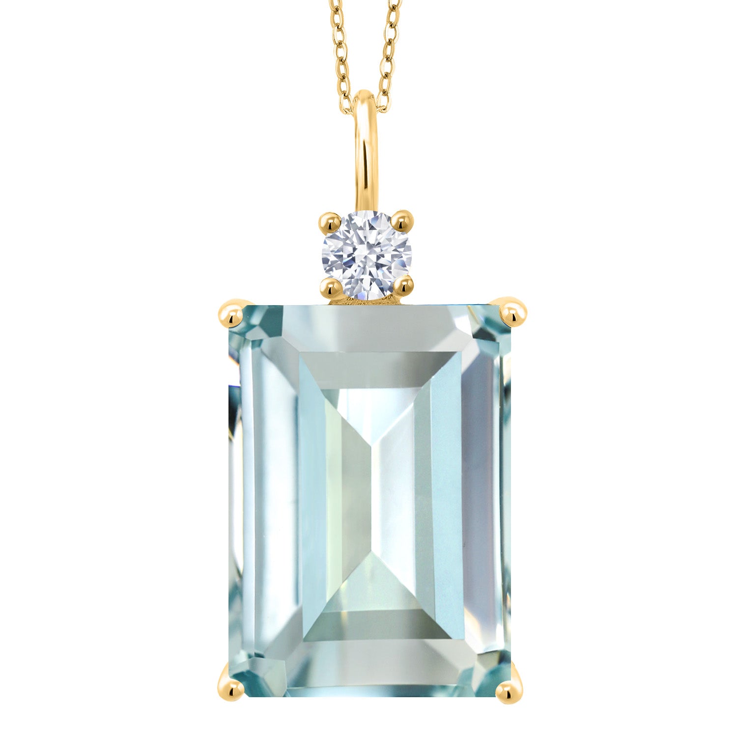 Pendant in 925 Yellow Gold Plated Silver