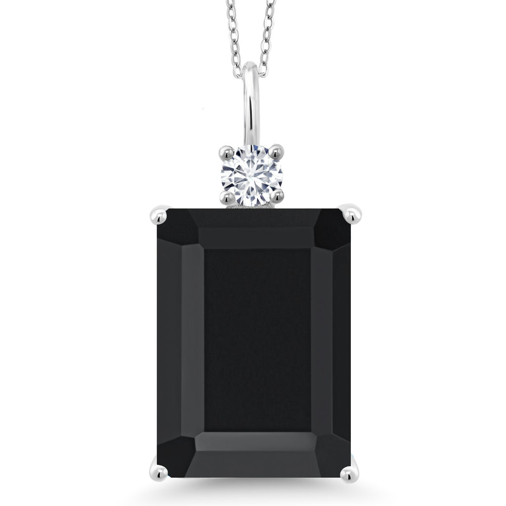Onyx_Pendant in 925 Sterling Silver