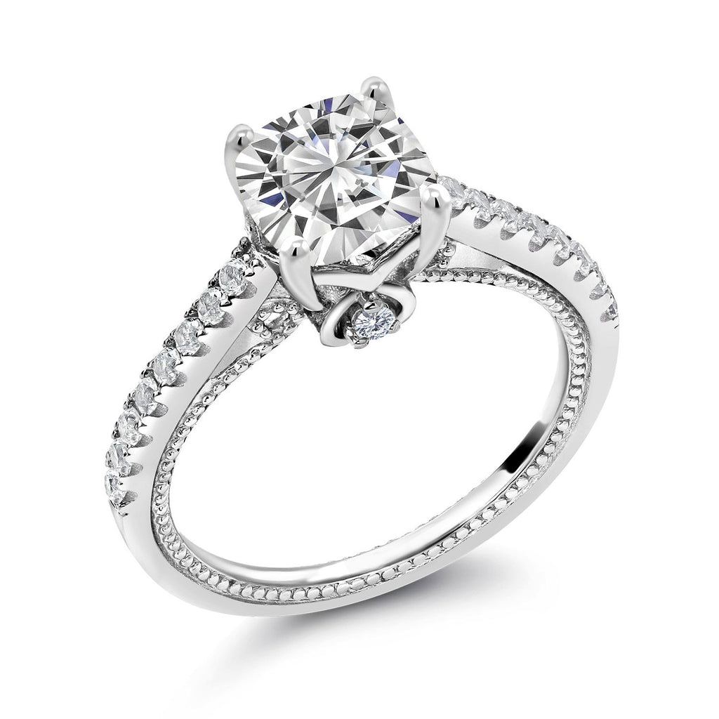 Moissanite - April_9_Ring in 925 Sterling Silver