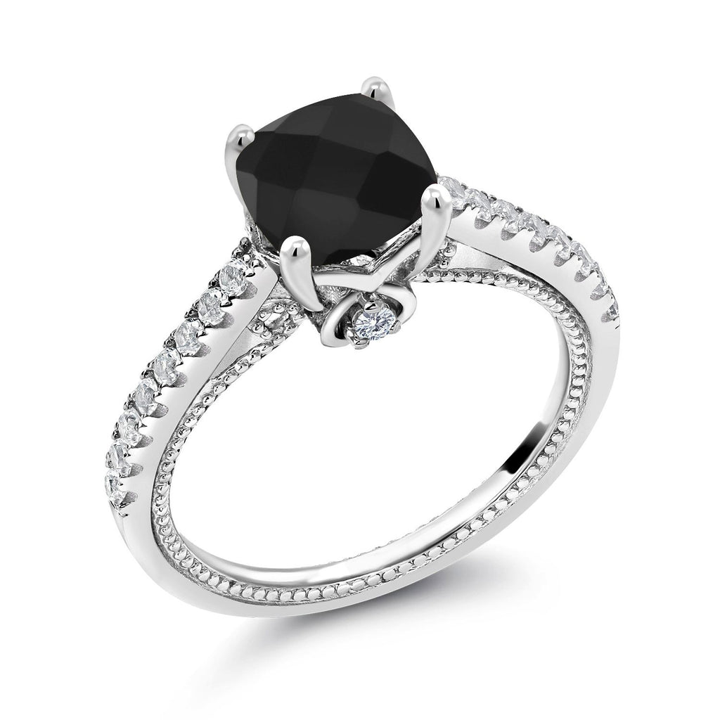 Onyx - December_6_Ring in 925 Sterling Silver