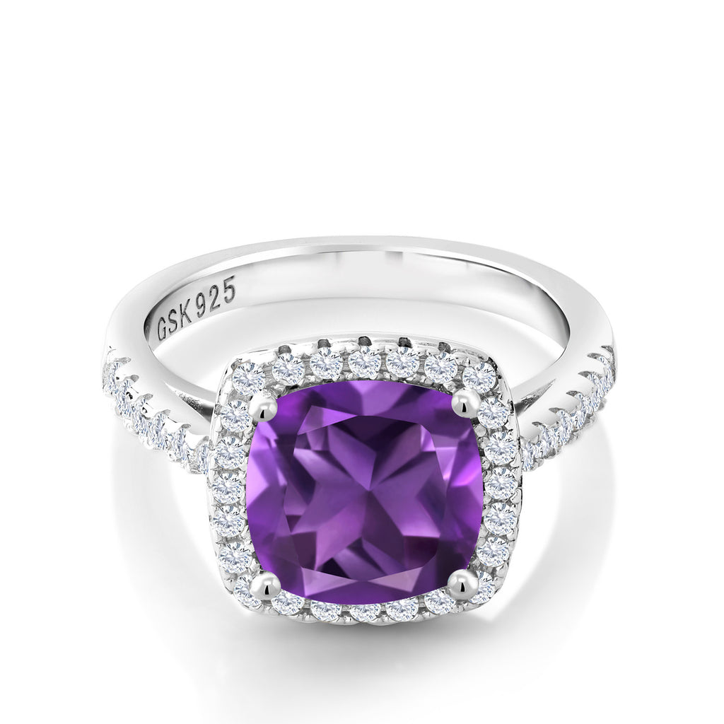 Amethyst - February_9_Ring in 925 Sterling Silver