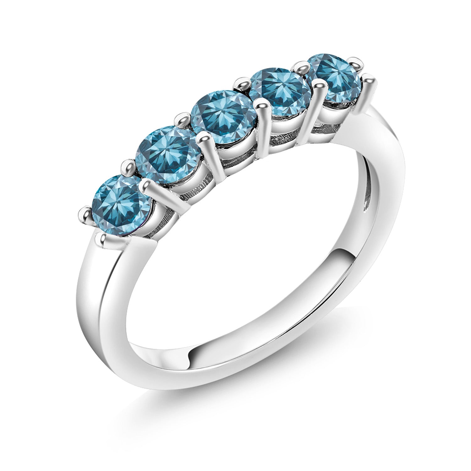 Lab Grown Diamond_5_Ring in 925 Sterling Silver