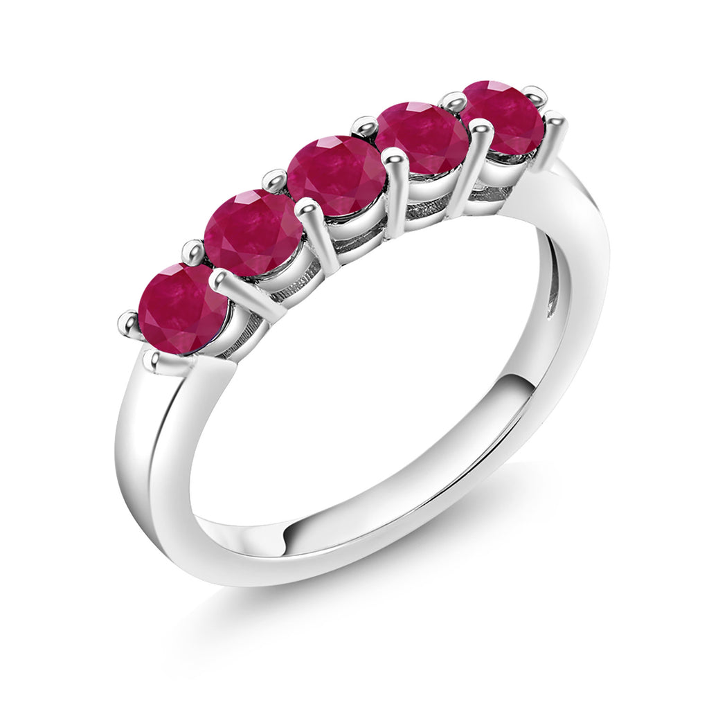 Ruby - July_8_Ring in 925 Sterling Silver