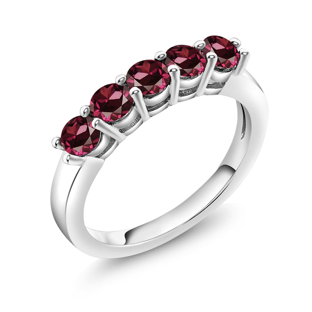 Rhodolite Garnet_8_Ring in 925 Sterling Silver