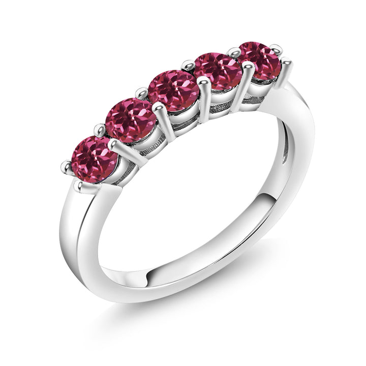 Pink Tourmaline - October_5_Ring in 925 Sterling Silver