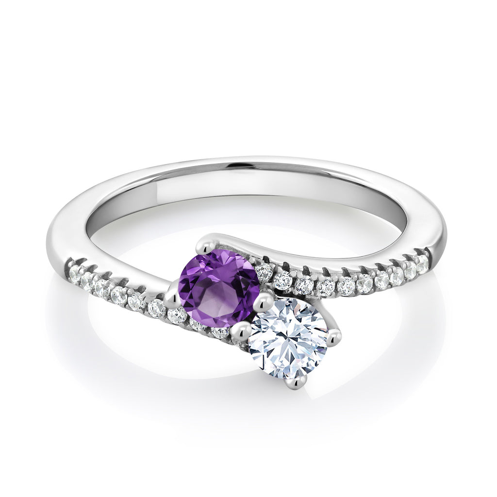 White Zirconia_8_Ring in 925 Sterling Silver
