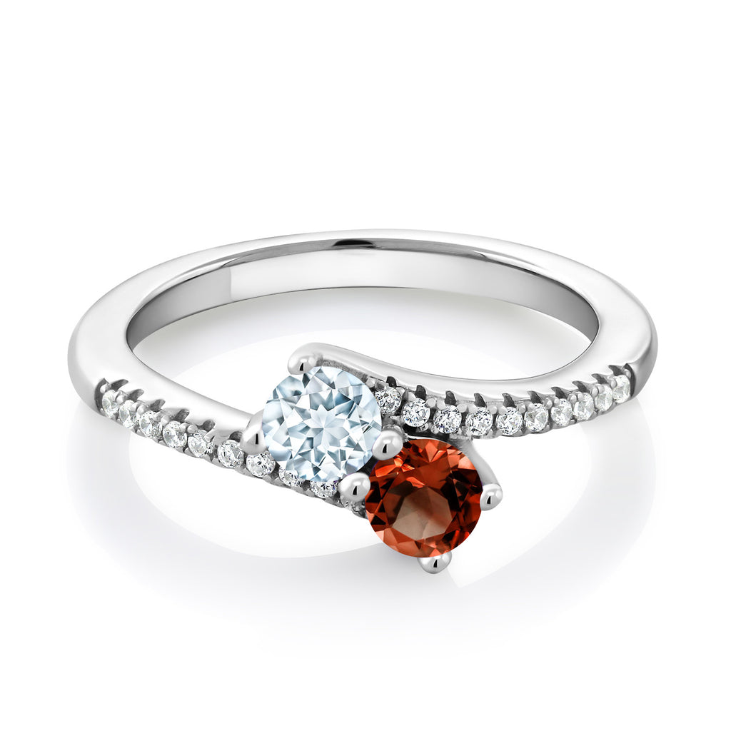 Garnet - January_6_Ring in 925 Sterling Silver