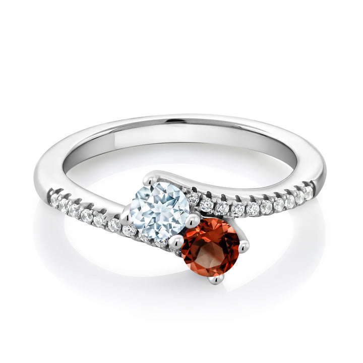 Garnet - January_6_Ring in 925 Sterling Silver
