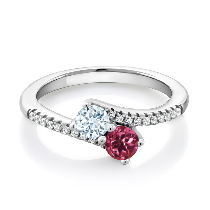 Pink Tourmaline - October_5_Ring in 925 Sterling Silver