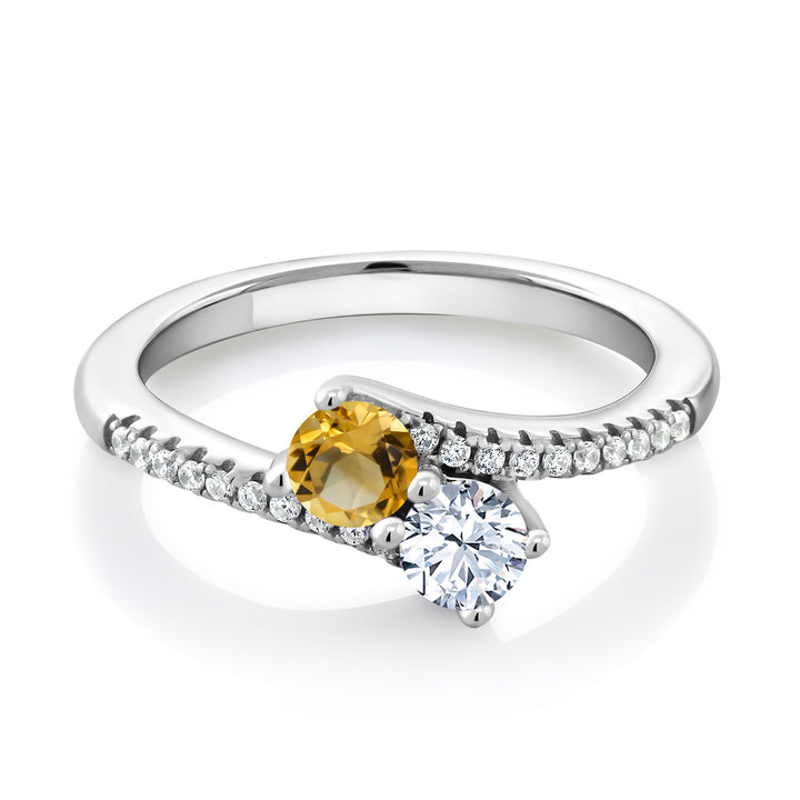 White Zirconia_9_Ring in 925 Sterling Silver