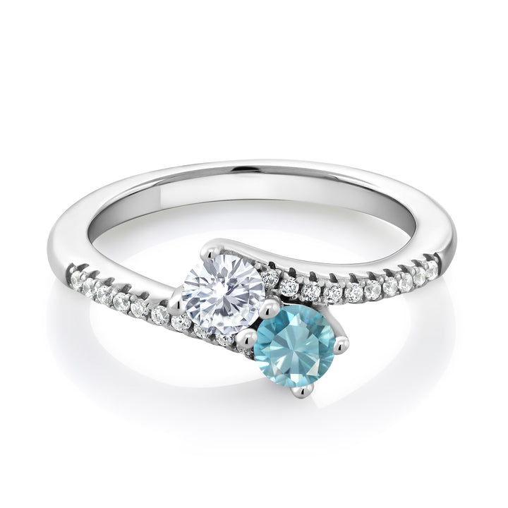 Blue Zircon_5_Ring in 925 Sterling Silver