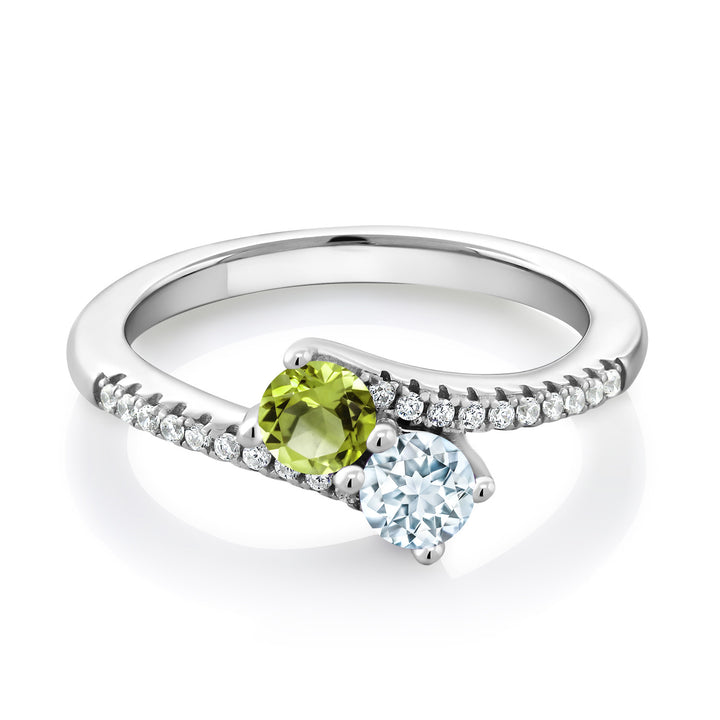 Peridot - August_5_Ring in 925 Sterling Silver