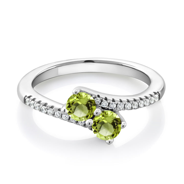Peridot - August_5_Ring in 925 Sterling Silver