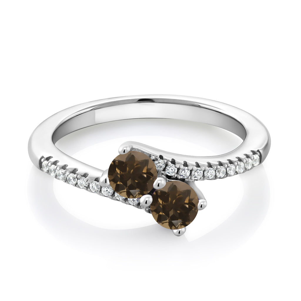 Smoky Quartz_8_Ring in 925 Sterling Silver