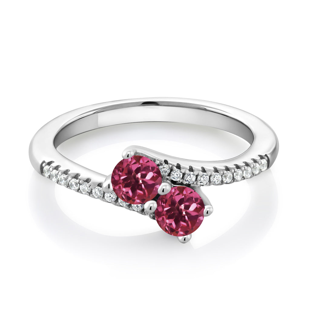 Pink Tourmaline - October_7_Ring in 925 Sterling Silver