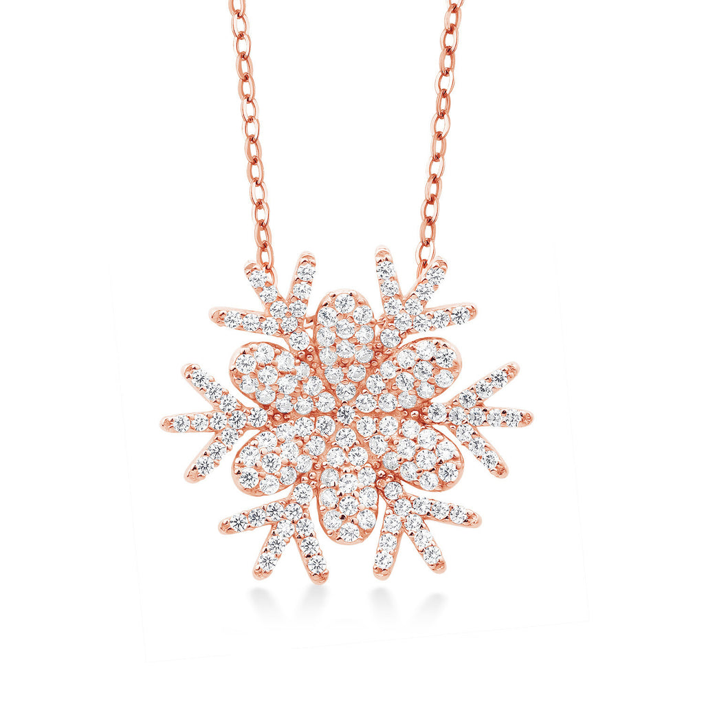 925 Rose Gold Plated Silver_Pendant in 925 Rose Gold Plated Silver
