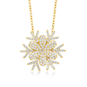 925 Yellow Gold Plated Silver_Pendant in 925 Yellow Gold Plated Silver