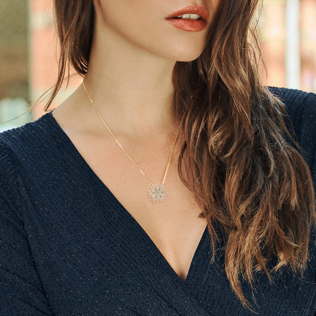 925 Yellow Gold Plated Silver_Pendant in 925 Yellow Gold Plated Silver