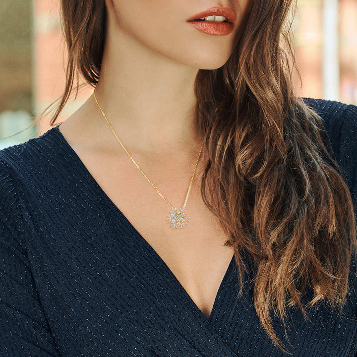 925 Yellow Gold Plated Silver_Pendant in 925 Yellow Gold Plated Silver