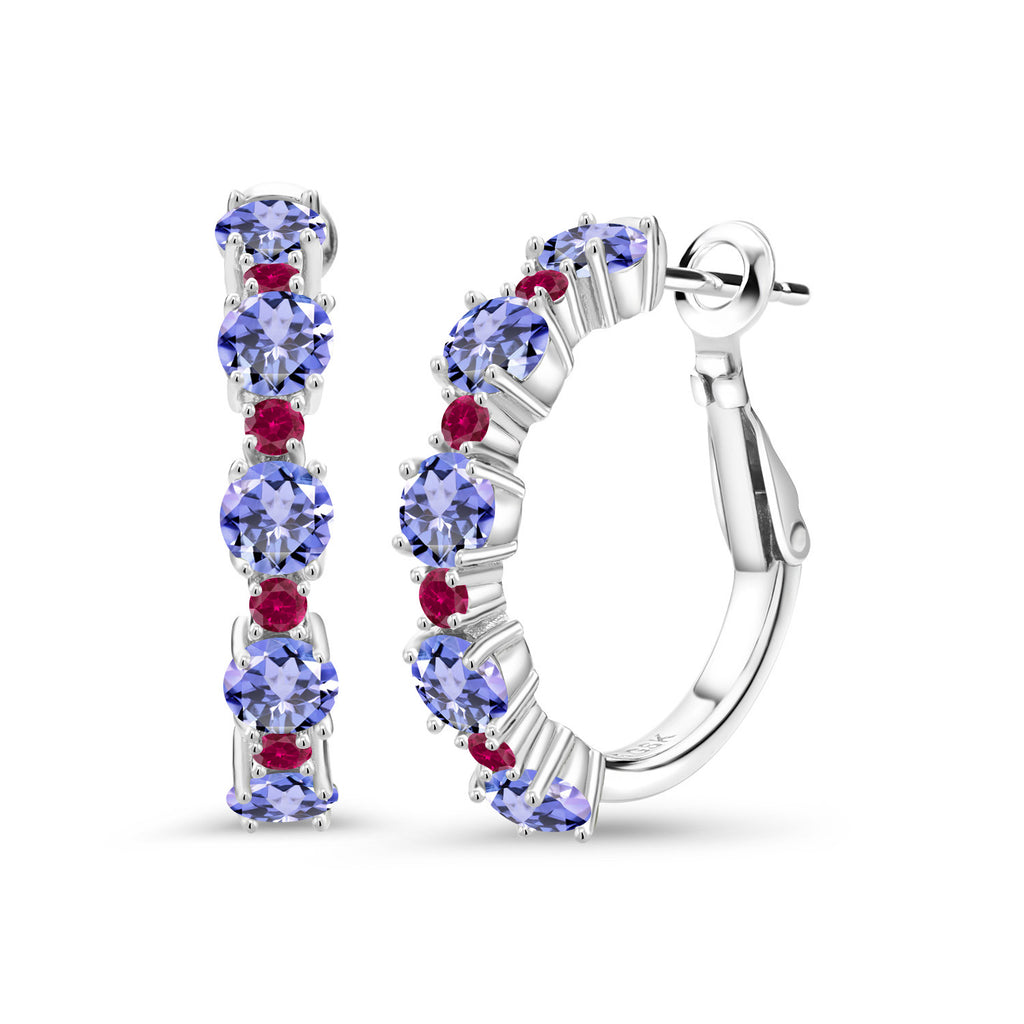 Tanzanite - December_Earrings in 925 Sterling Silver