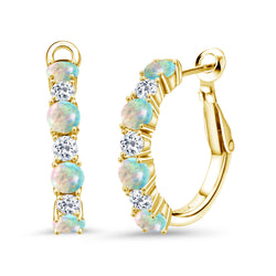 Earrings in 925 Yellow Gold Plated Silver