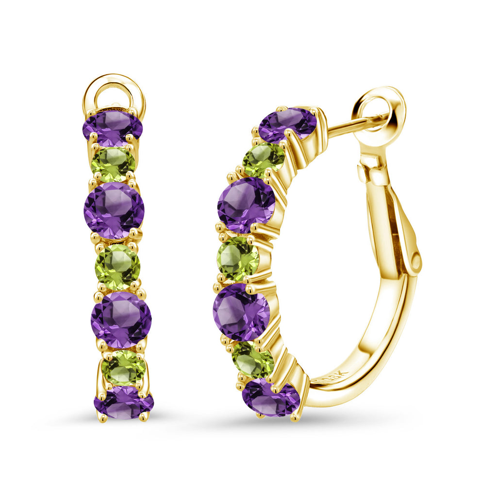 Earrings in 925 Yellow Gold Plated Silver